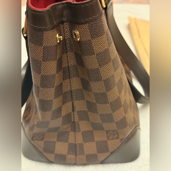 Authentic-Louis Vuitton Hampstead PM Damier Ebene Tote – Excellent Condition - Picture 6 of 15